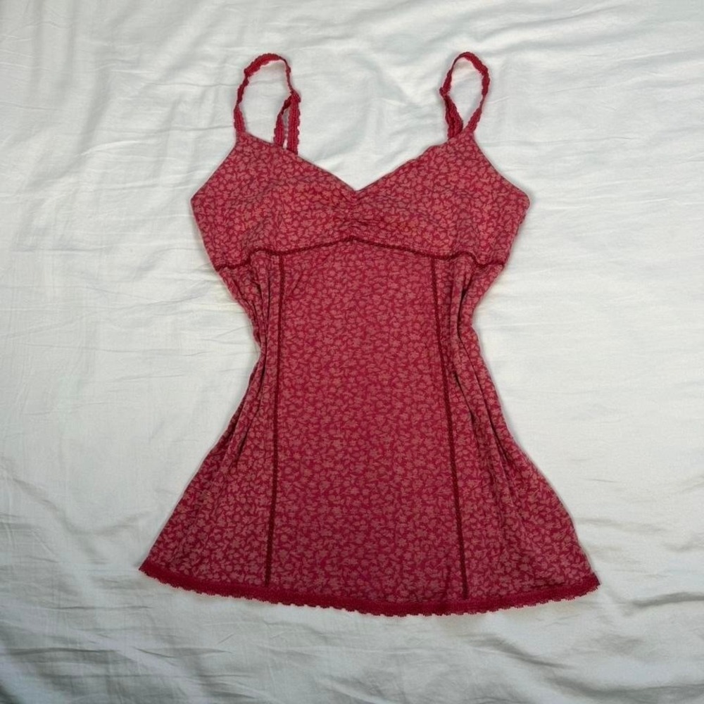 Vintage y2k Old Navy floral babydoll camisole top
